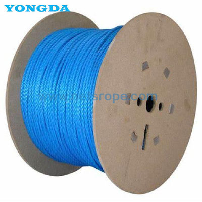 La fibre fendue de polypropylène de film a tressé le brin 160mm des cordes 3