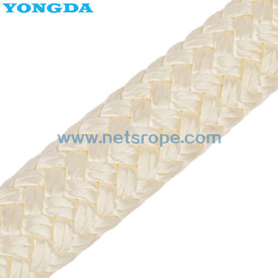Résistant à l'abrasion 28mm de corde tressée par double de filament de polyamide de haute résistance