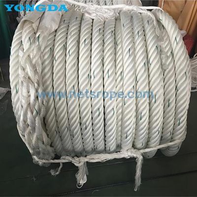 Corde tressée en nylon à 6 brins résistant à l'usure de 20 mm à 44 mm