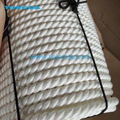 Résistant 12 mm 16 mm 18 mm 3 brins torsadés longue durée de nylon de la corde de tissu pour le chalutage / connexion de bouée / ancrage de bateau