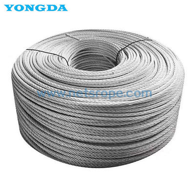 Corde en acier galvanisé de haute résistance 3x7 Durable, résistant à la corrosion, flexible pour une utilisation marine et industrielle