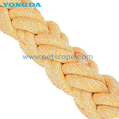 8 /12 filet de corde d'amarrage en PP synthétique tressé haute performance UHMWPE pour l'amarrage / remorquage / amarrage côtier