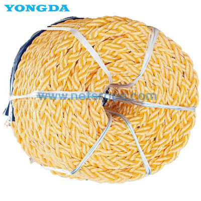 8 /12 filet de corde d'amarrage en PP synthétique tressé haute performance UHMWPE pour l'amarrage / remorquage / amarrage côtier