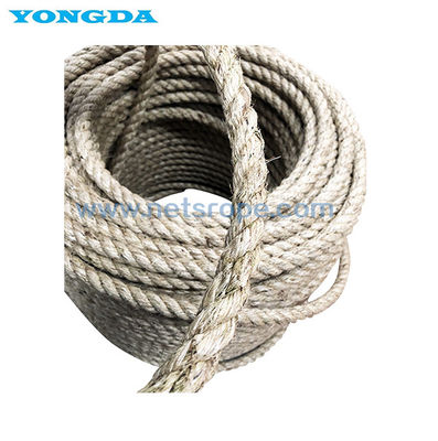 corde blanche du sisal 3-Strand