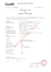 LA CHINE Jiangyin Yongda Cord Net Co., Ltd. certifications